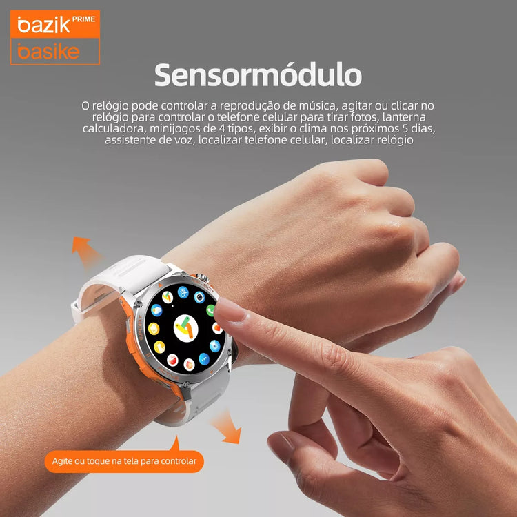 RELÓGIO SMARTWATCH BAZIK PRIME S37 ULTRA MAX
