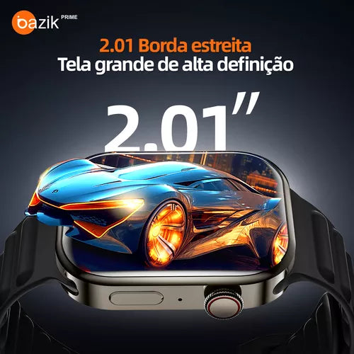 RELÓGIO SMARTWATCH BAZIK PRIME S28 ULTRA MAX COM IP65