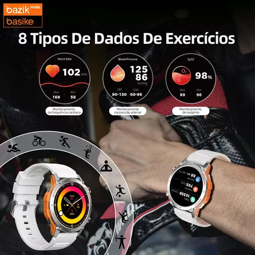 RELÓGIO SMARTWATCH BAZIK PRIME S37 ULTRA MAX